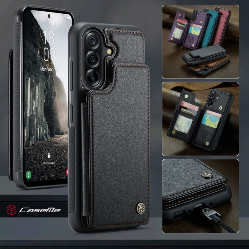 Skórzany Futerał Samsung Galaxy A17 4g / 5g Etui Na Telefon Etui Na Karty Rfid Caseme