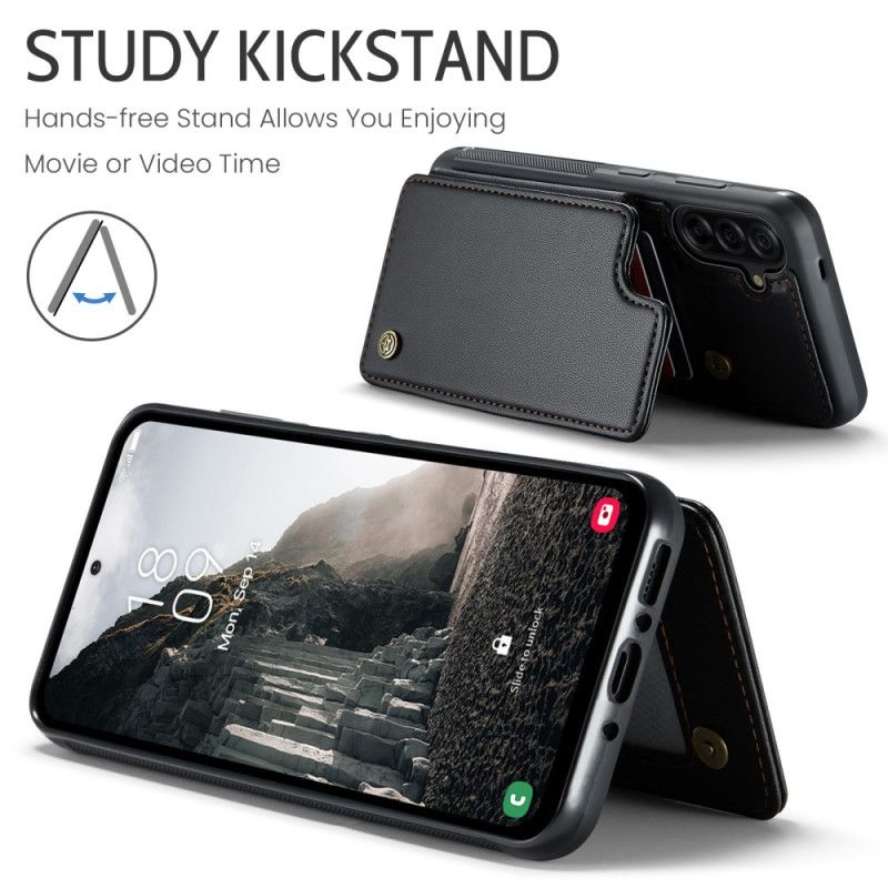 Skórzany Futerał Samsung Galaxy A17 4g / 5g Etui Na Telefon Etui Na Karty Rfid Caseme