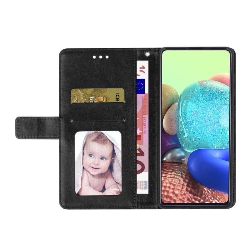 Skórzany Futerał Samsung Galaxy A17 4g / 5g Etui Na Telefon Pasek Z Wzorem Y