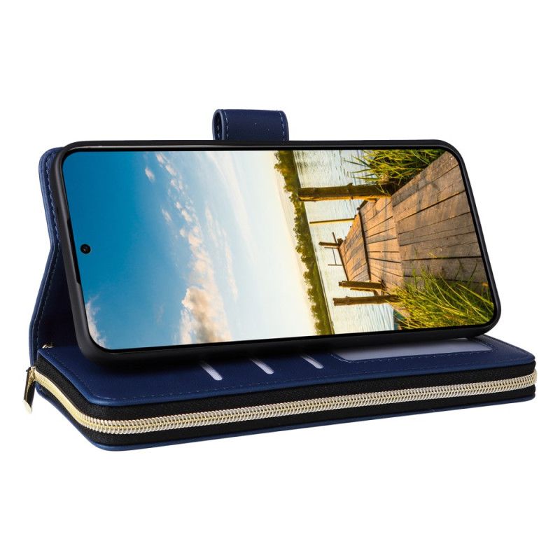 Skórzany Futerał Samsung Galaxy A17 4g / 5g Etui Na Telefon Prosty Portfel