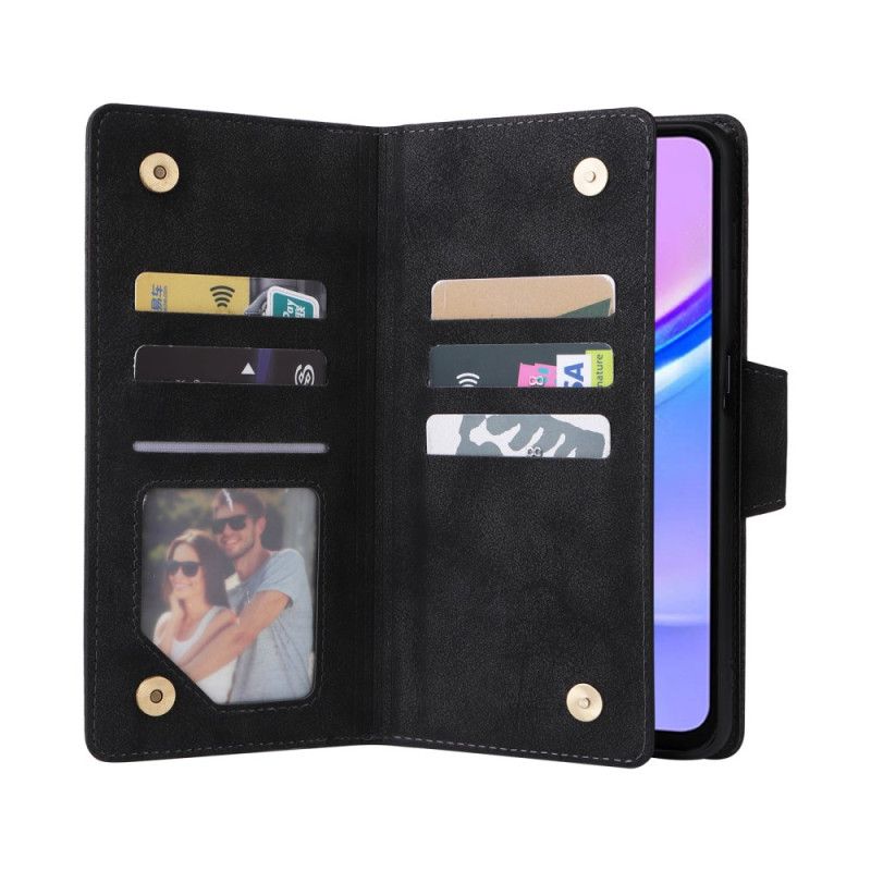 Skórzany Futerał Samsung Galaxy A17 4g / 5g Etui Na Telefon Stylowy Portfel