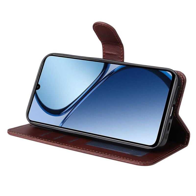 Etui Folio Do Realme Note 60 Gładki Efekt Skóry