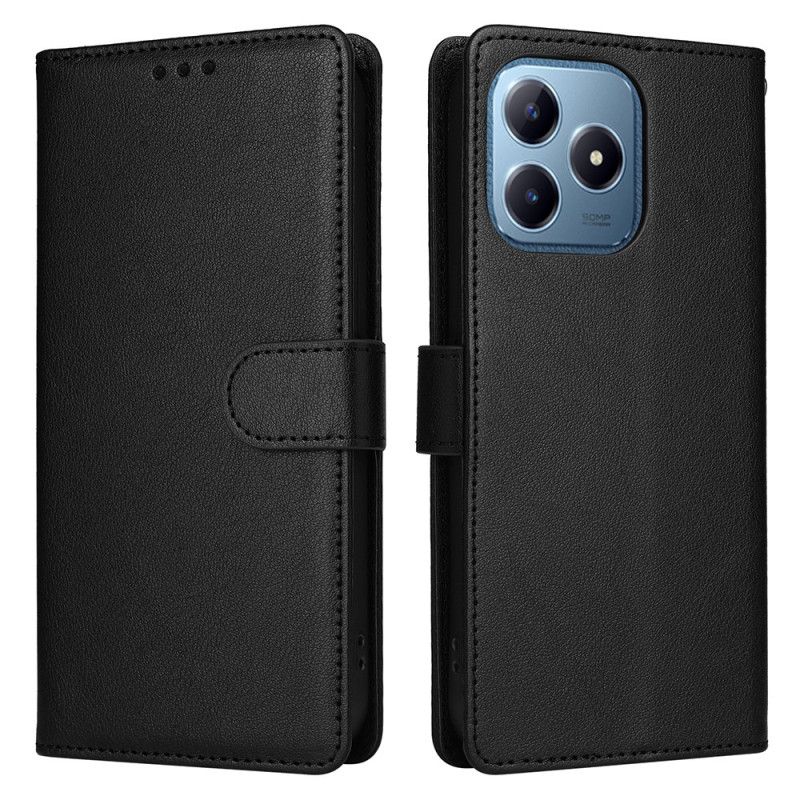 Etui Folio Do Realme Note 60 Gładki Efekt Skóry