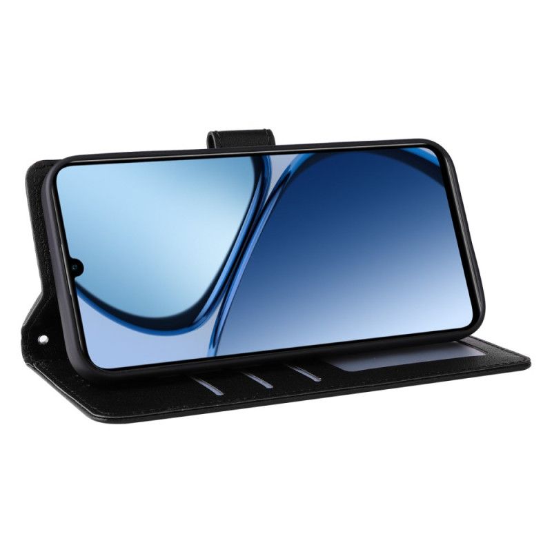 Etui Folio Do Realme Note 60 Gładki Efekt Skóry