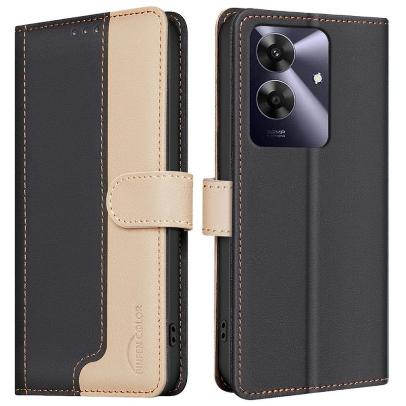 Etui Folio Realme Note 60 Dwukolorowy Binfen Color Etui Ochronne