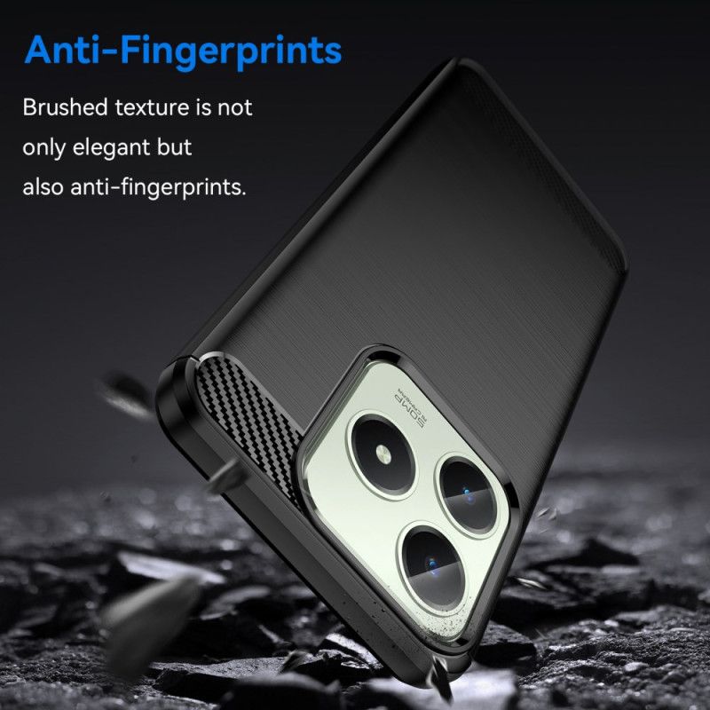Etui Realme Note 60 Szczotkowane Włókno Węglowe Etui Ochronne