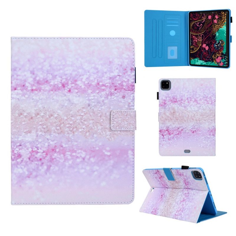 Skórzany Futerał iPad Pro 11" (2018) (2020) Etui na Telefon Druk Brokatowy
