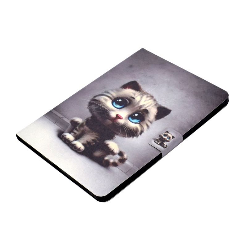 Skórzany Futerał iPad Pro 11" (2018) (2020) Etui na Telefon Kociak O Niebieskich Oczach