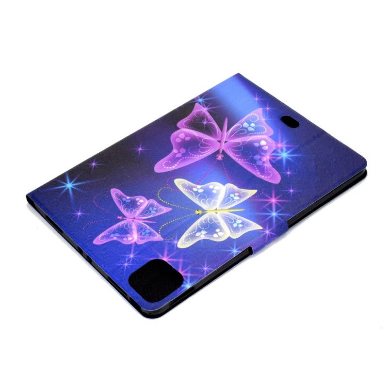 Skórzany Futerał iPad Pro 11" (2018) (2020) Etui na Telefon Motyle I Gwiazdy
