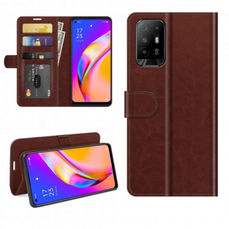 Etui Folio Oppo A94 5g Sztuczna Skóra Ultra