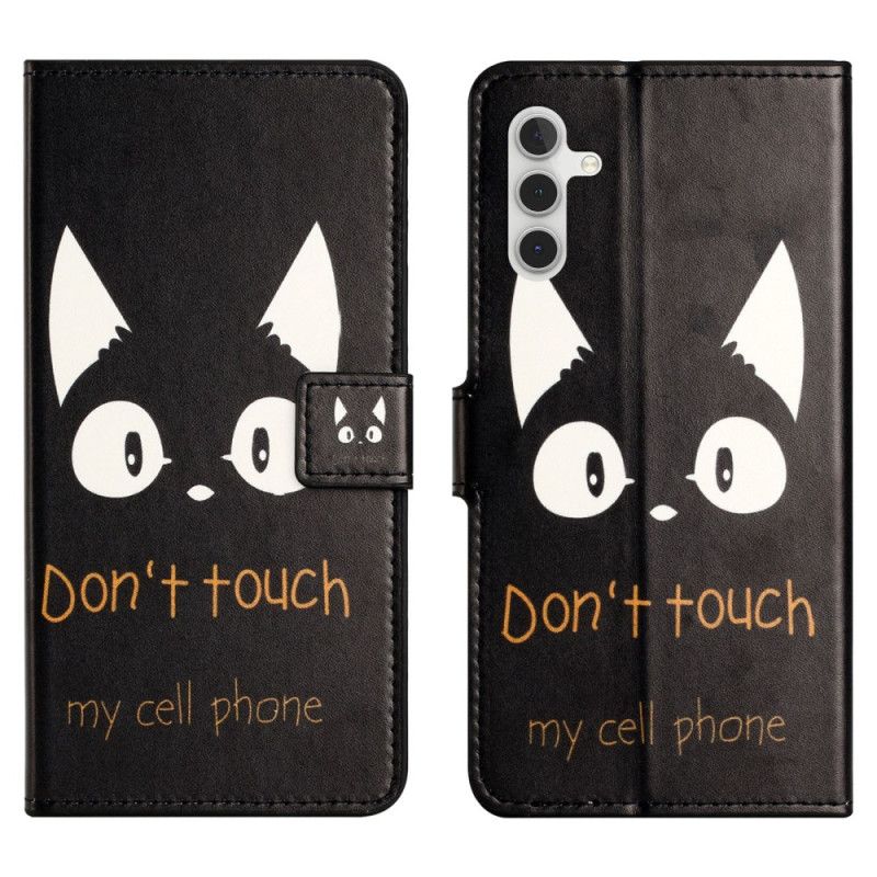 Etui Folio Do Samsung Galaxy S24 Fe Nie Dotykaj Mojego Telefonu Komórkowego