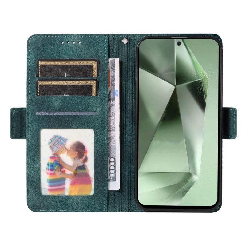 Etui Folio Samsung Galaxy S24 Fe Gwiezdne Diamenty