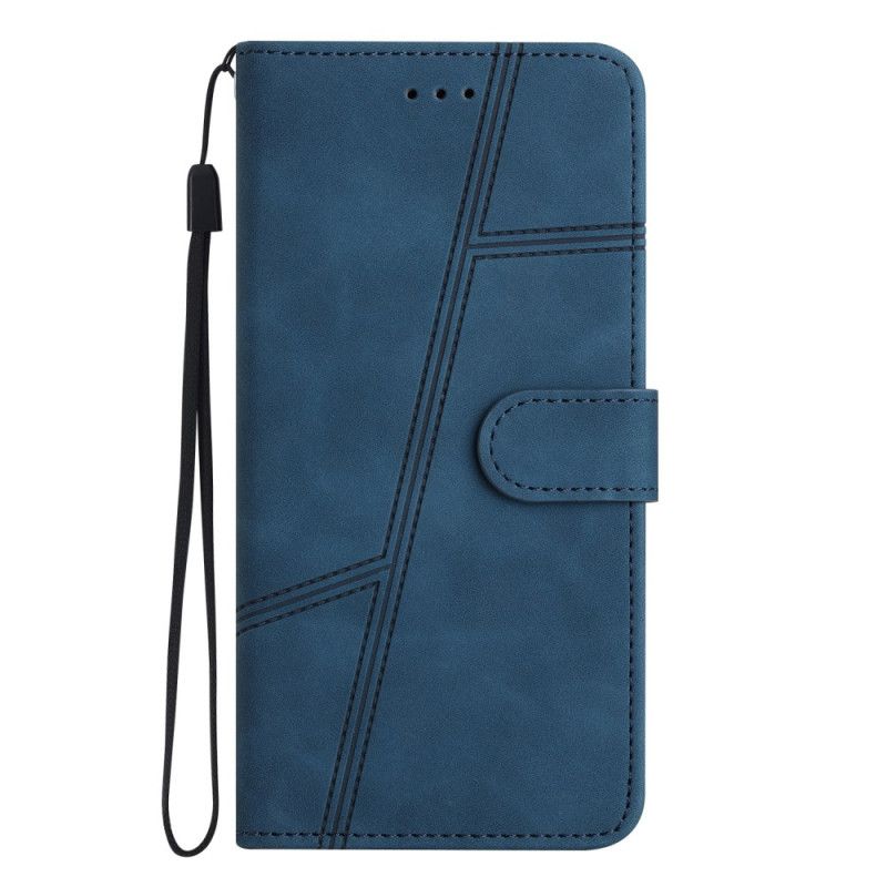 Etui Folio Samsung Galaxy S24 Fe Liny I Ciągnięcia Etui Ochronne