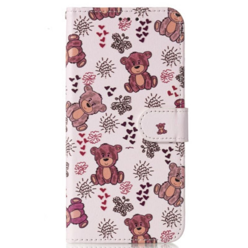 Etui Folio Samsung Galaxy S24 Fe Niedźwiedź Etui Ochronne