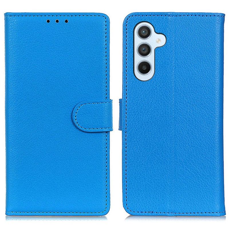 Etui Folio Samsung Galaxy S24 Fe Tradycyjna Sztuczna Skóra Etui Ochronne