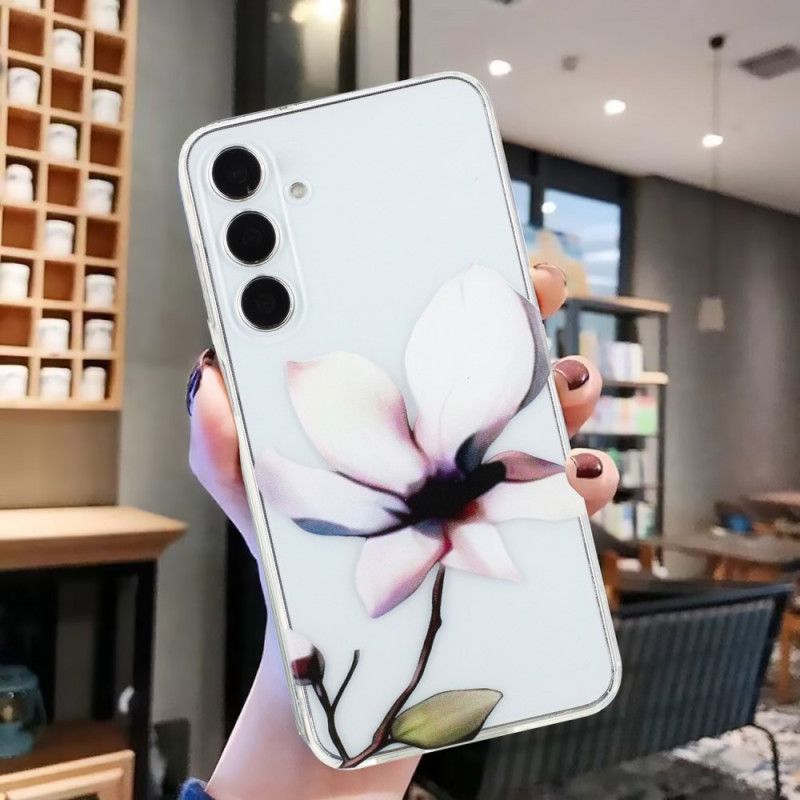 Futerały Samsung Galaxy S24 Fe Etui Na Telefon Biały Kwiat