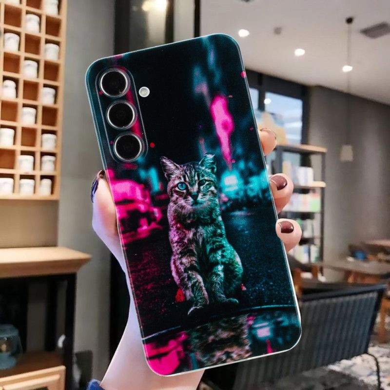 Futerały Samsung Galaxy S24 Fe Etui Na Telefon Kot Na Światłach