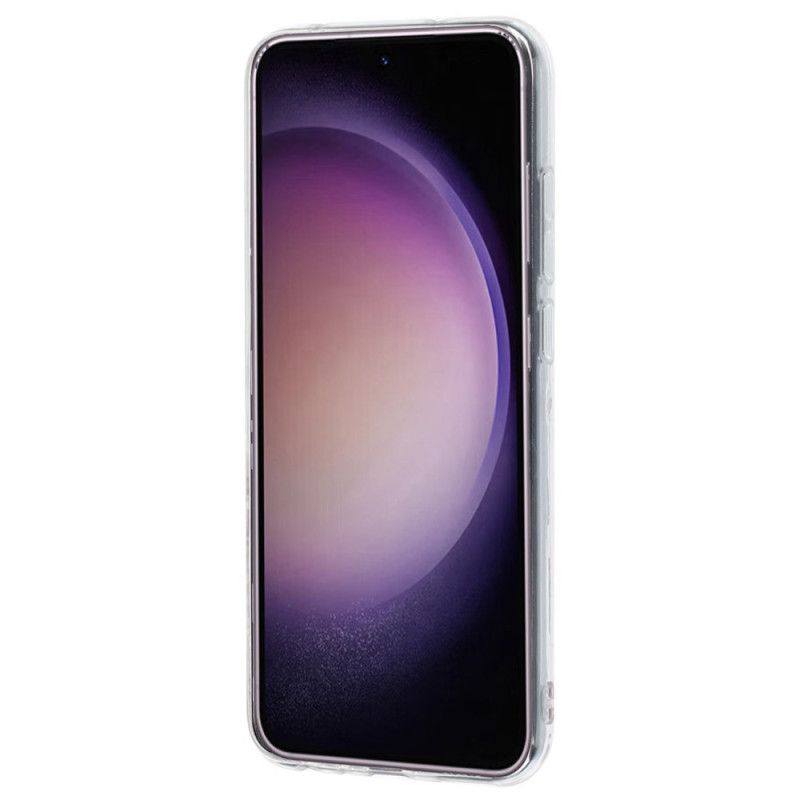 Futerały Samsung Galaxy S24 Fe Etui Na Telefon Różowe Kwiaty
