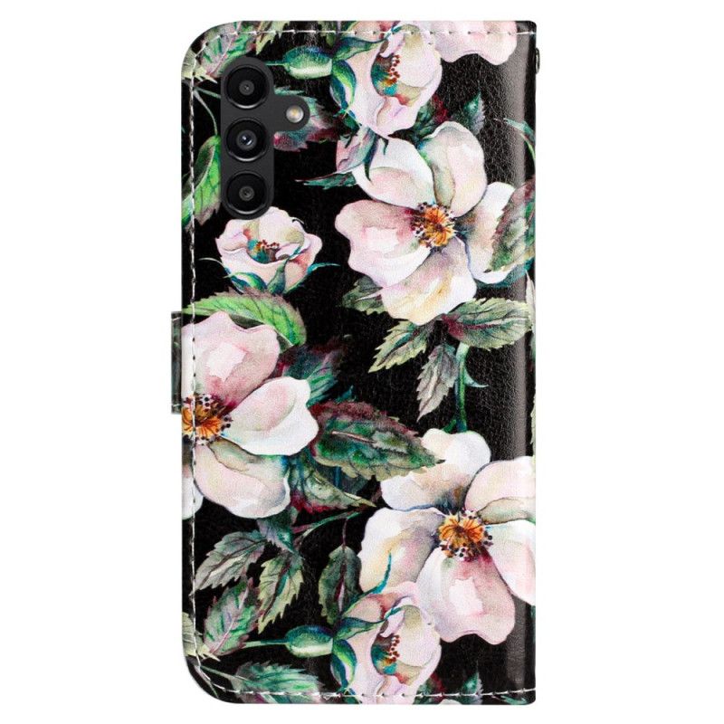 Obudowa Samsung Galaxy S24 Fe Etui Na Telefon Magnolie Z Paskiem
