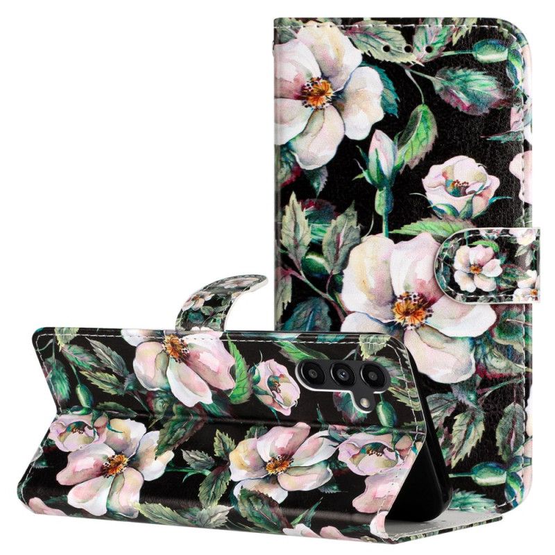 Obudowa Samsung Galaxy S24 Fe Etui Na Telefon Magnolie Z Paskiem