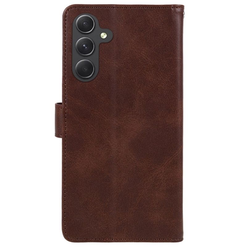 Skórzany Futerał Samsung Galaxy S24 Fe Etui Na Telefon Imitacja Skóry