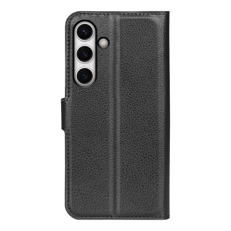 Skórzany Futerał Samsung Galaxy S24 Fe Etui Na Telefon Sztuczna Skóra Liczi