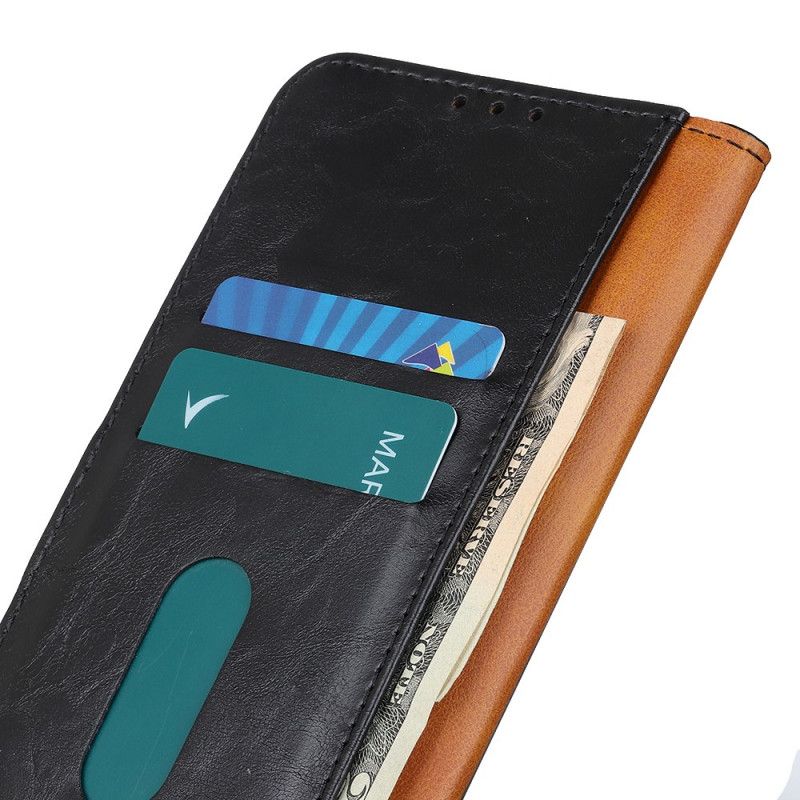 Etui Folio OnePlus 8 Pro Czarny Elegancja Skórzana Khazneh Etui Ochronne