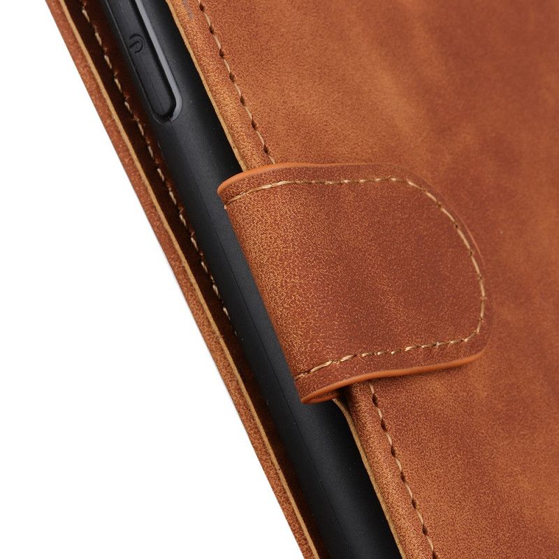 Etui Folio OnePlus 8 Pro Czerwony Czarny Efekt Skóry Khazneh W Stylu Vintage