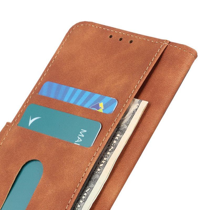 Etui Folio OnePlus 8 Pro Czerwony Czarny Efekt Skóry Khazneh W Stylu Vintage