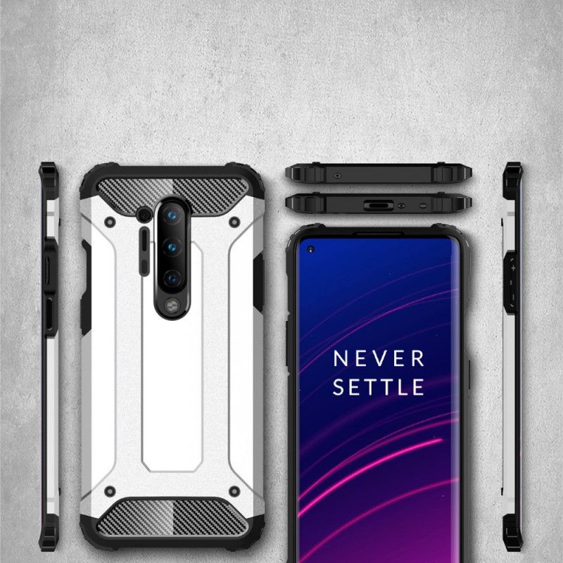 Etui OnePlus 8 Pro Czerwony Czarny Ocalały