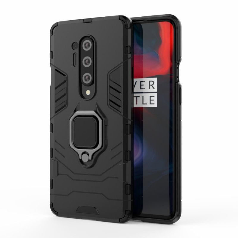 Etui OnePlus 8 Pro Czerwony Czarny Pierścień Oporowy