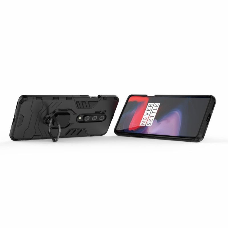 Etui OnePlus 8 Pro Czerwony Czarny Pierścień Oporowy