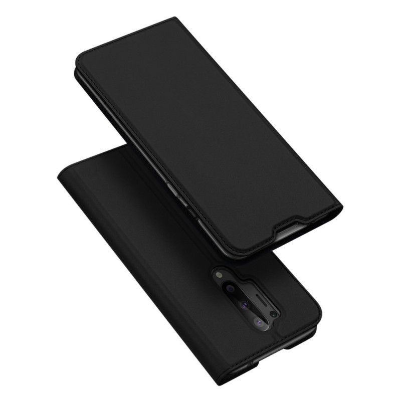 Flip Kotelot OnePlus 8 Pro Granatowy Czarny Pro Dux Ducis Skin