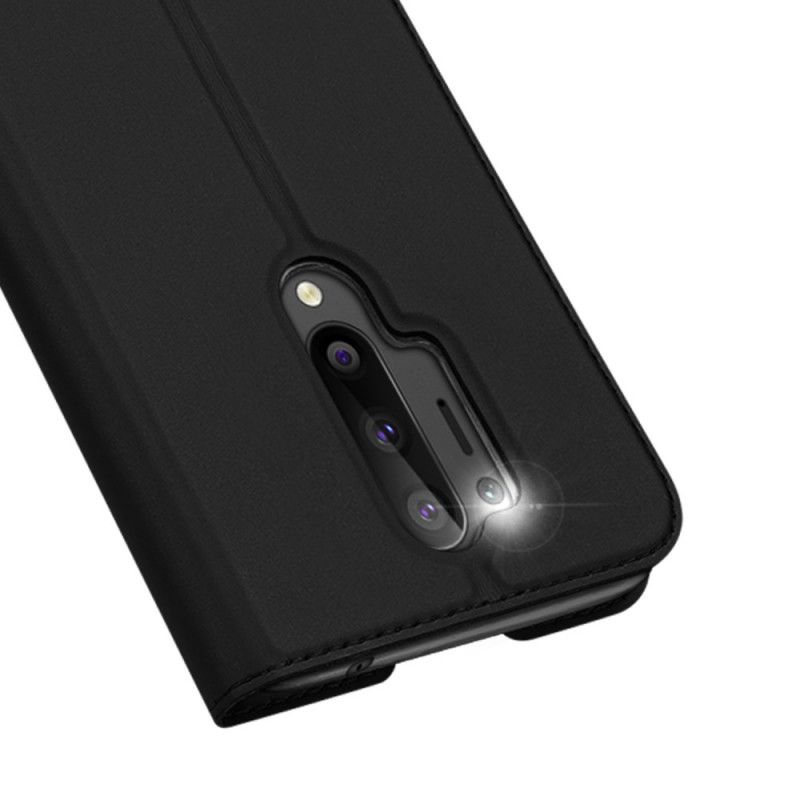 Flip Kotelot OnePlus 8 Pro Granatowy Czarny Pro Dux Ducis Skin