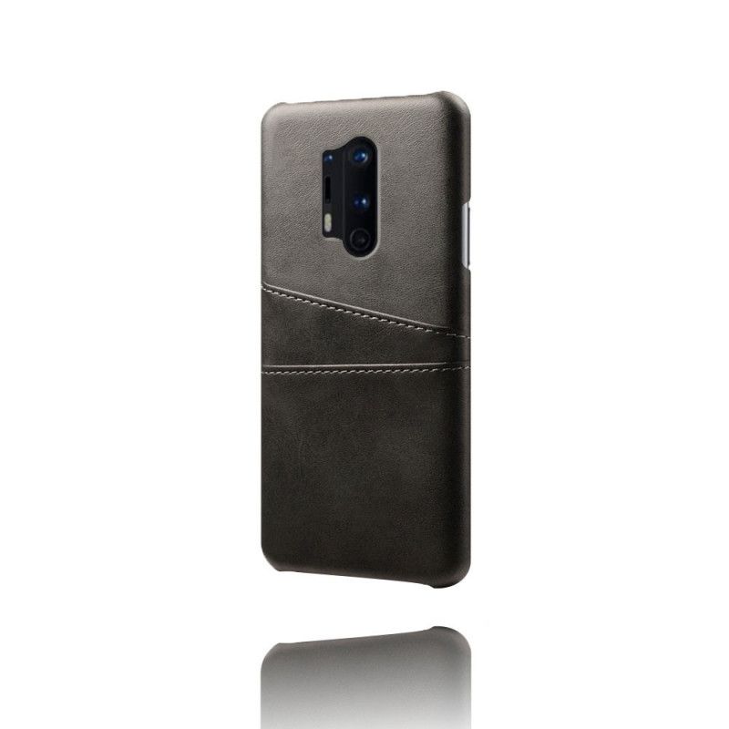 Futerały OnePlus 8 Pro Szary Czarny Etui na Telefon Posiadacz Karty