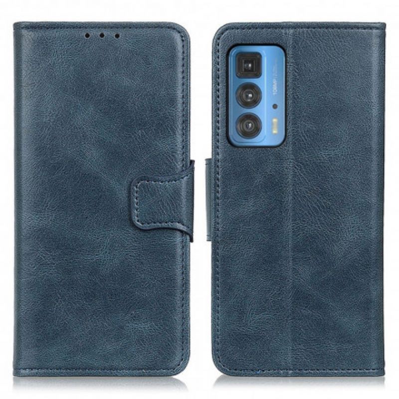 Etui Folio Motorola Edge 20 Pro Odwracalne Zapięcie Z Efektem Skóry Etui Ochronne