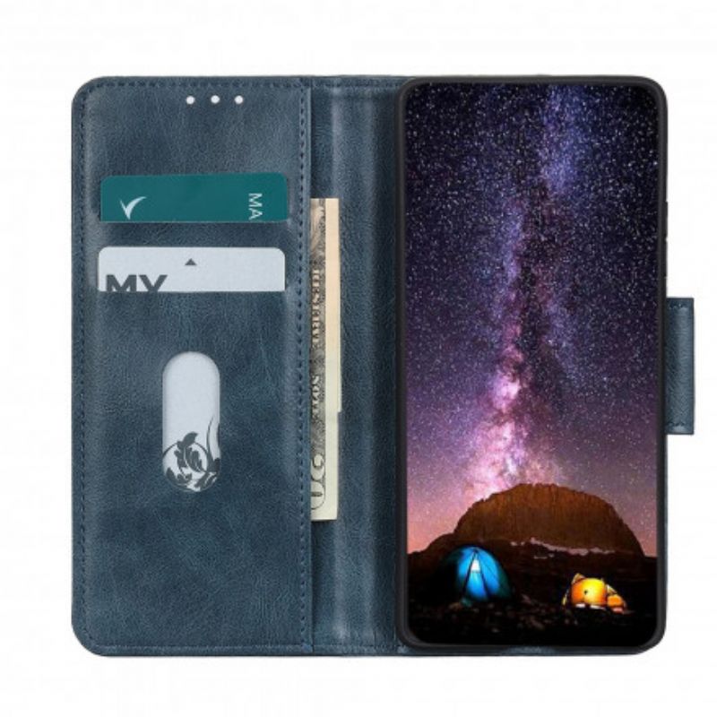 Etui Folio Motorola Edge 20 Pro Odwracalne Zapięcie Z Efektem Skóry Etui Ochronne