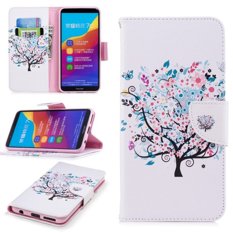 Etui Folio Honor 7C Kwitnące Drzewo