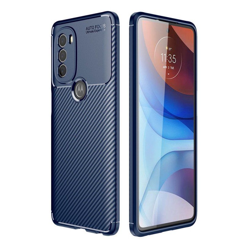 Futerały do Moto G71 5G Wąż Z Włókna Węglowego