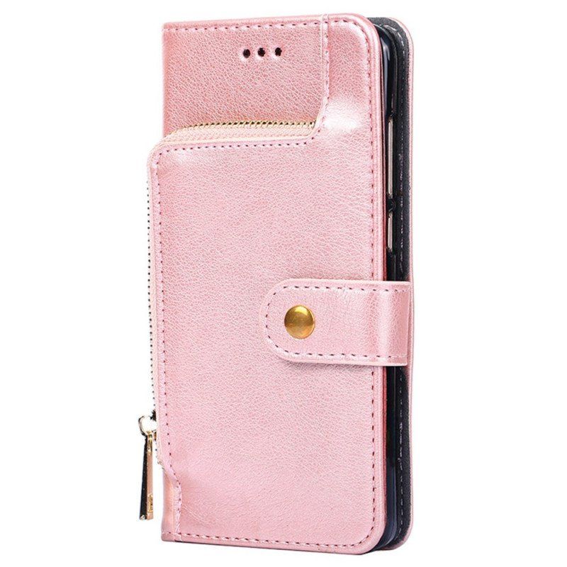 Etui Folio do Sony Xperia 5 IV Zapinana Na Zamek Portmonetka