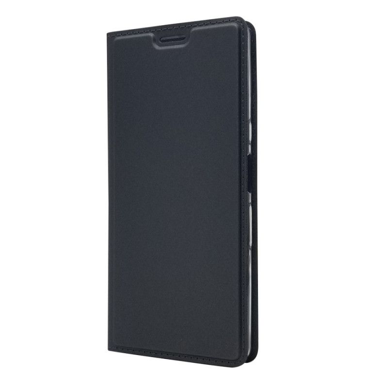 Flip Kotelot Sony Xperia L3 Czarny Zapięcie Magnetyczne Etui Ochronne