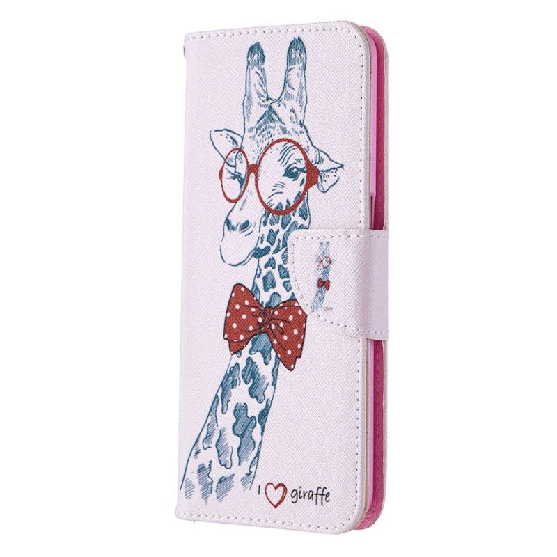 Etui Folio Oppo A72 Nerd Żyrafa