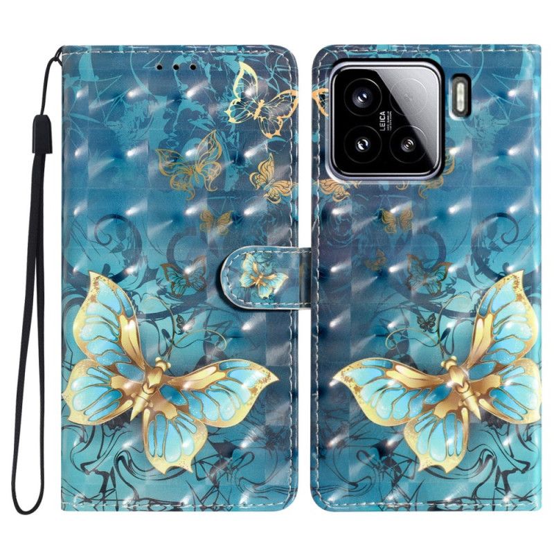 Etui Folio Do Xiaomi 15 Motyle 3d