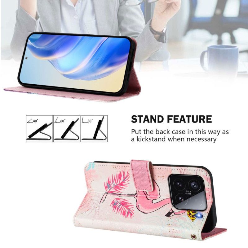 Etui Folio Do Xiaomi 15 Motyw Ptaka