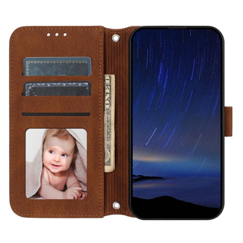 Etui Folio Do Xiaomi 15 Podwójny Fryz