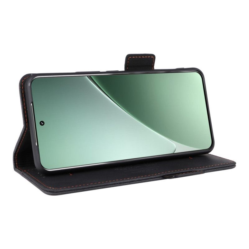 Etui Folio Do Xiaomi 15 Portfel Z Metalicznym Zdobieniem