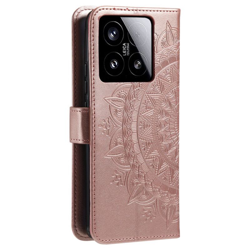 Etui Folio Xiaomi 15 Mandala Sun Etui Ochronne