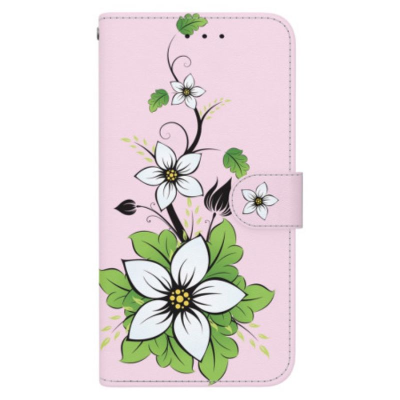 Etui Folio Xiaomi 15 Motyw Lilii