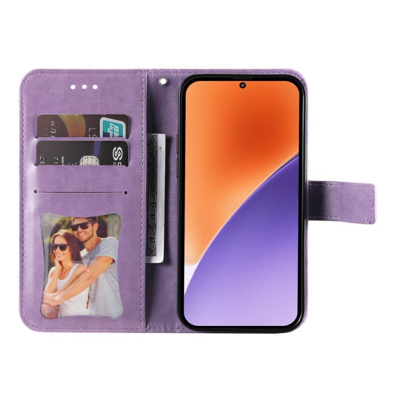 Etui Folio Xiaomi 15 Nadruk Mandali Etui Ochronne