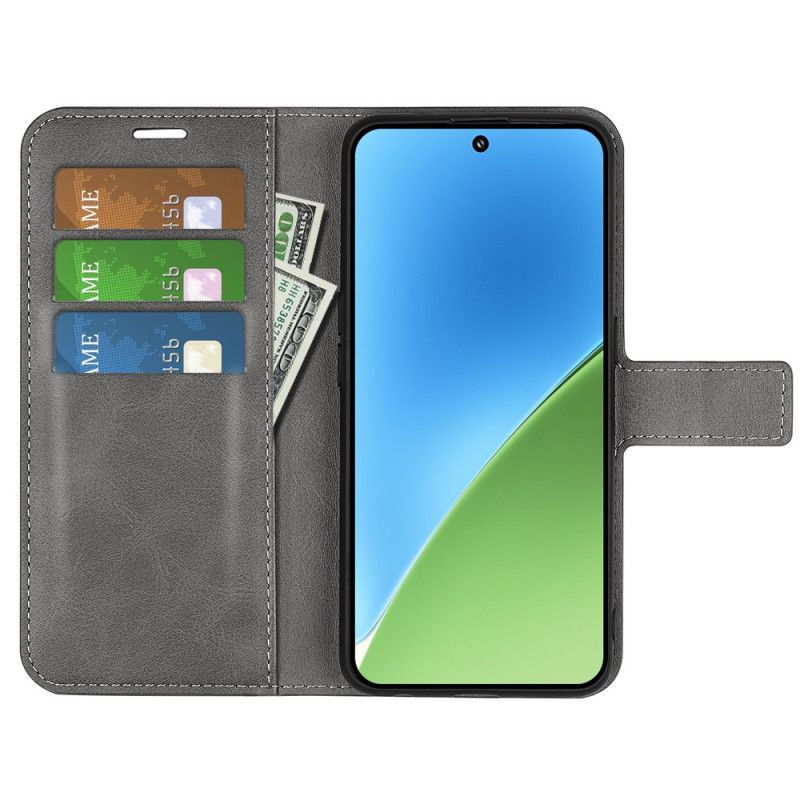 Etui Folio Xiaomi 15 Styl Skórzany Etui Ochronne